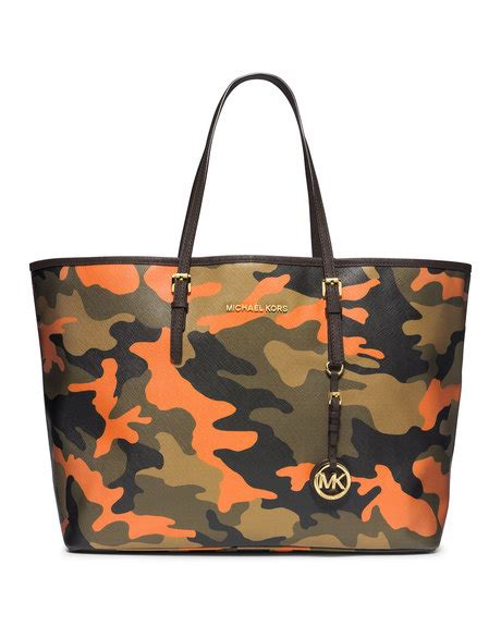 michael kors camo purse orange|Michael Kors butterfly bag.